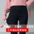 Quần legging nữ có dây thắt lưng cao 2019 mới xuân thu và phần mỏng chân đen quần bút chì chín điểm quần nữ - Khởi động cắt