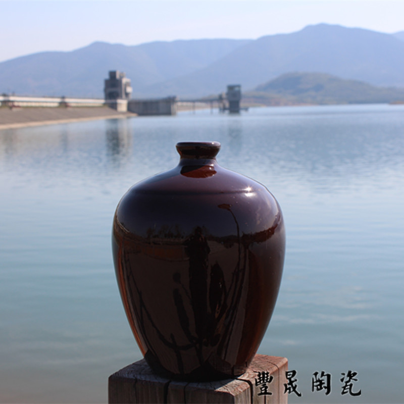 Bình gốm sứ, năm cân, chai rượu rỗng, lon rượu, chai rượu gia đình, chai rượu vang, bình đất sét Tây Tạng, bình rượu - Rượu vang đồ khui rượu vang