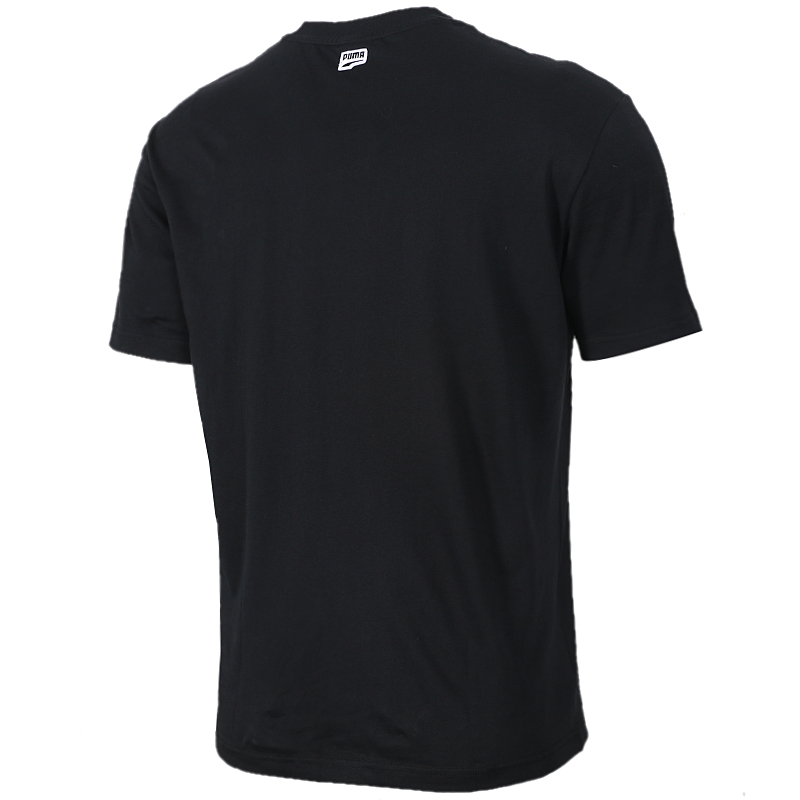 PUMA PUMA nam 2019 xuân mới diện đồ thể thao rộng cổ tròn giản dị áo thun ngắn tay thoáng khí 579112 - Áo phông thể thao áo ba lỗ tập gym