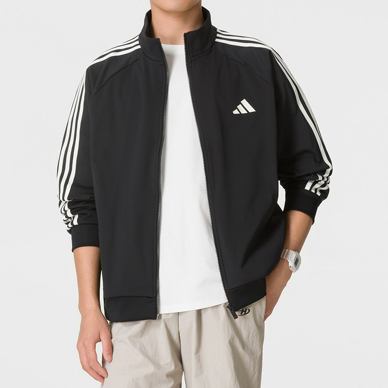 Adidas Men's Clothing 2026 Autumn New Style St 3St Kn Tt Sports Casual Jacket Kx0481