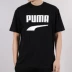 PUMA PUMA nam 2019 xuân mới diện đồ thể thao rộng cổ tròn giản dị áo thun ngắn tay thoáng khí 579112 - Áo phông thể thao áo thun tập gym nữ Áo phông thể thao