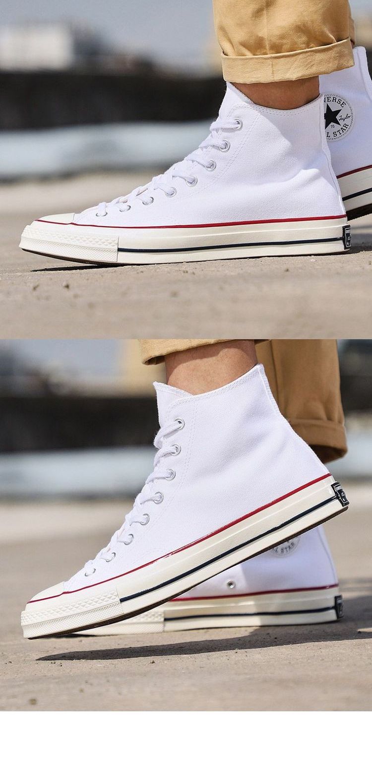 CONVERSE 匡 布 giày nam và nữ 2018 mùa đông mới retro cổ điển giày vải cao cấp 132170C giày thể thao nam đẹp
