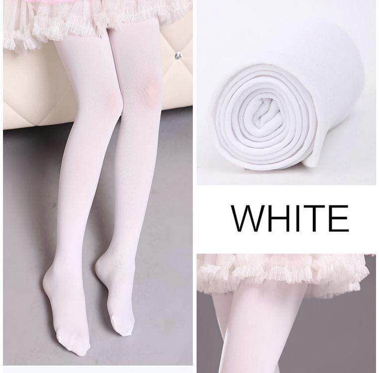 Spring and Autumn new children's socks thin velvet white baby girl pants socks