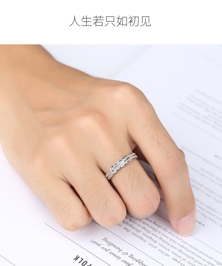 Bague mixte en Argenterie - Ref 3088530 Image 17