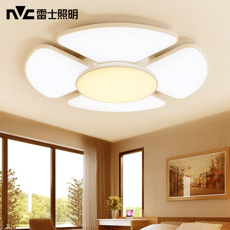 NVC Lighting LED Ceiling Light European Living Room Light Simple Modern Atmospheric Home Bedroom Light Warm Romantic Light