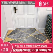 Carpet doormat Entrance door foot mat Entrance door mat Household non-slip bedroom living room scrubbable mat