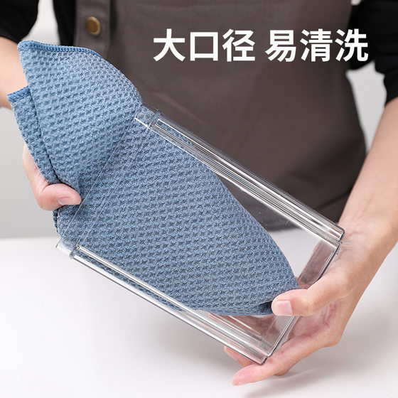 주방 밀봉 탱크 저장 탱크 곡물 및 곡물 커피 콩 및 말린 과일 용기 투명한 밀봉 된 박스 음식 등급 보관함