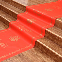 Wedding Celebration Items Red Carpet Wedding With Non-woven Fabric Disposable Carpet Wedding Ceremony Scene Decoration Arrangement