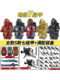 Peace Elite Boos Thomas Powered Mecha Wind-Breaking Gloves Building Block Minifigure Assembled Toy Model