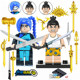 Complete Set of Action Figures Assassin Wu Liqi Third-Party Moc Plum Blossom Thirteen Genshin Impact Building Block Figures Children's Toys