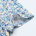 Ab trung niên cotton ngắn tay cardigan mùa hè phần mỏng 100 cotton lỏng kích thước lớn mẹ bà đồ ngủ áo đầm nữ Pyjama