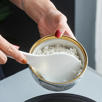 New household ceramic rice spoon non-stick rice cooker shovel kitchen rice scoop easy to clean