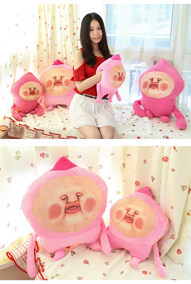 Búp bê đồ chơi búp bê đào búp bê búp bê sáng tạo gối vải sang trọng đồ chơi tay ấm gối vải thú nhún cho bé