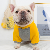 Bago Fa Dou plus velvet padded high collar clothes pet fat dog bullfighting clothes dog winter clothes plus velvet warm clothes