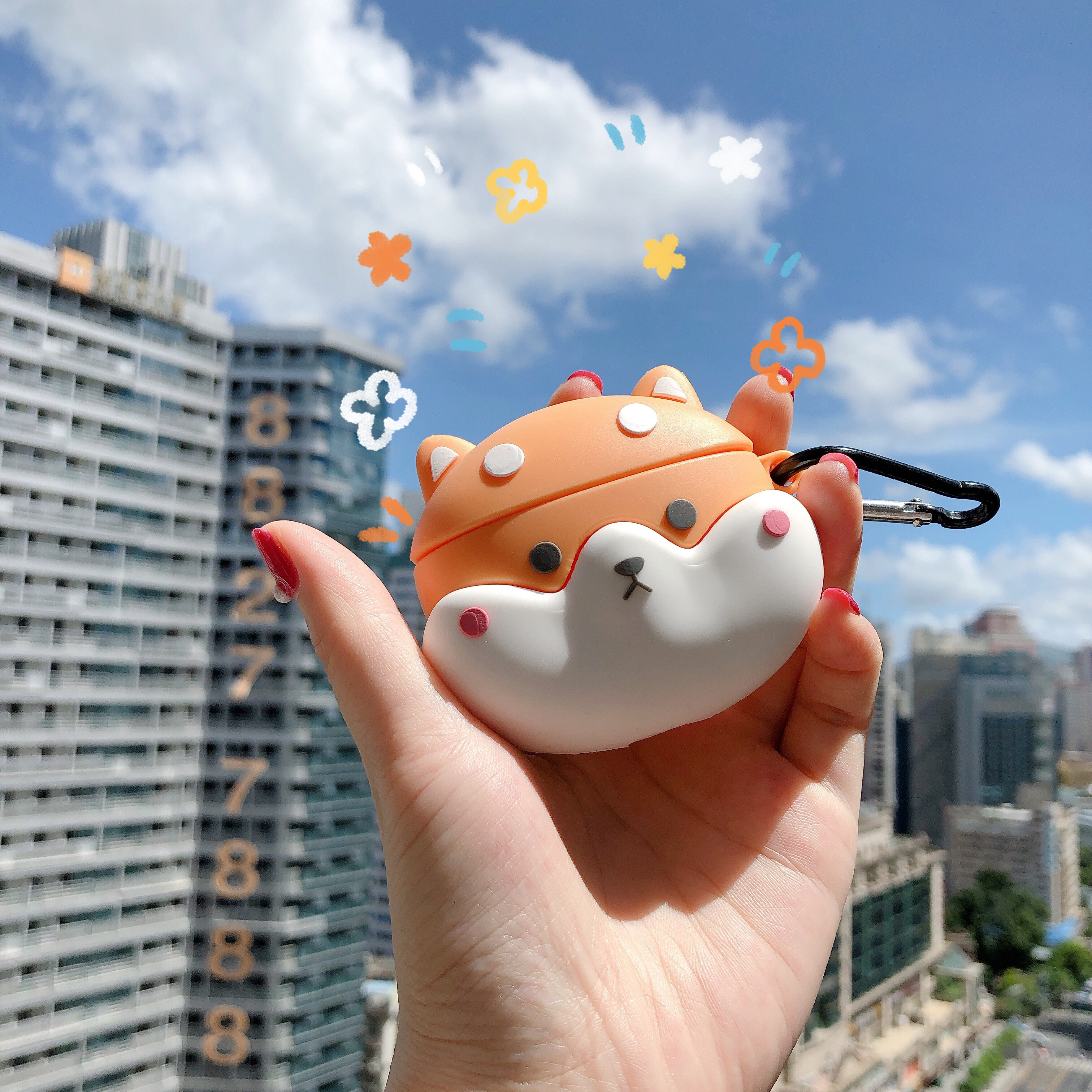 Cartoon Kirky Applicable airpods1 2 3 generation pro protective shell protective casing Apple headphone sleeve Silicone cute