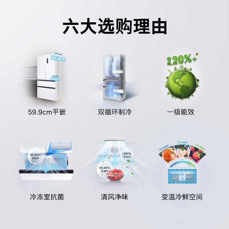 博世BCD-501W(KME50A20TI)冰箱图片