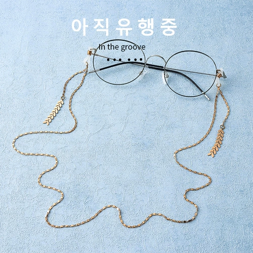 Цепочка из нержавеющей стали, румяна, модный ремешок, солнцезащитные очки, цепь, Южная Корея, стиль Лолита, популярно в интернете