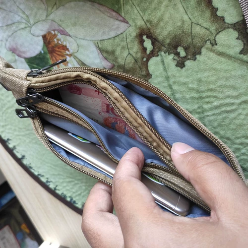 Хлопковый мобильный телефон, поясная сумка, невидимая защитная сумка, тонкая износостойкая нагрудная сумка, увеличенная толщина, 7 дюймов, анти-кража