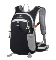 Черный рюкзак, емкость для воды