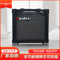 KARDON Caton EB30 electric bass speaker 30 Watt compression circuit guitar playing and singing electric box sound