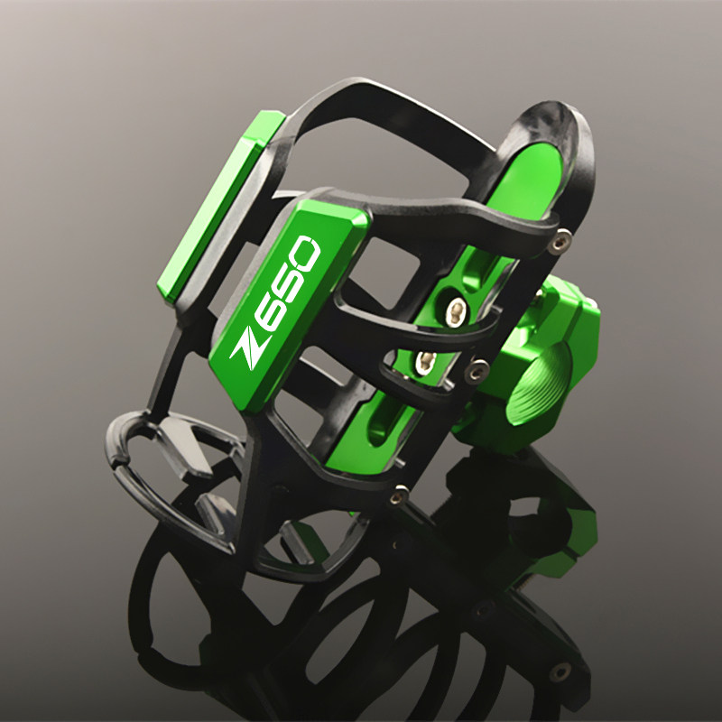 Applicable Kawasaki Z650 modified water glass rack engine Insurance Kettle Stent motorcycle Bottle Rack Accessories