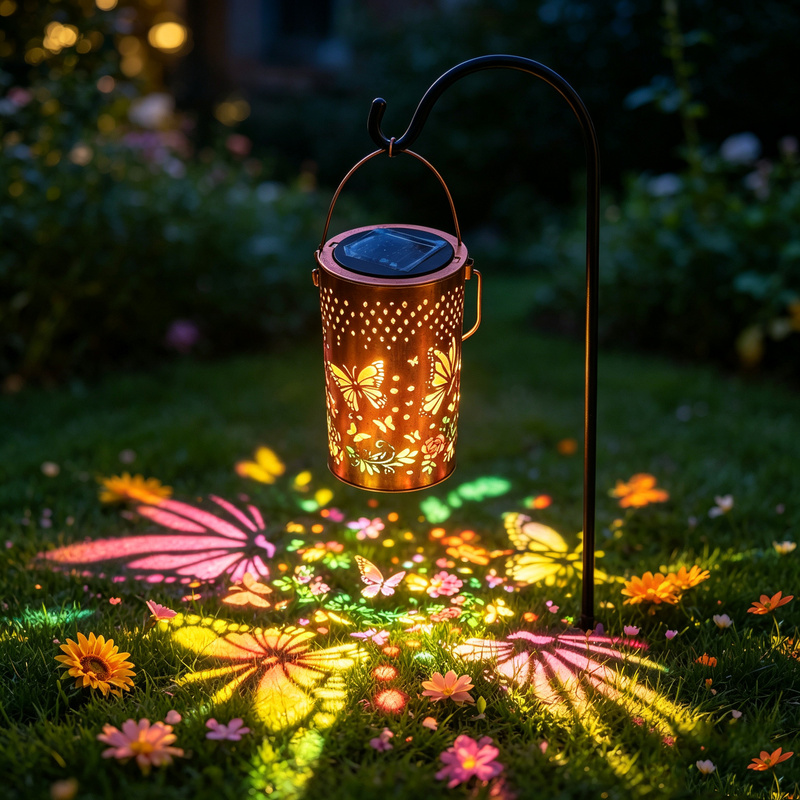 Solar Colored Projection Lamp Outdoor Courtyard Hanging Garden Decoration Atmosphere Lamp Bohemian Style Landscape Lamp Solar Colored Projection Lamp Outdoor Courtyard Hanging Garden Decoration Atmosphere Lamp Bohemian Style Landscape Lamp