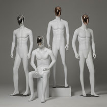 Huajun model props male full body model plating face dummy window props mens clothing store matte wedding dress display