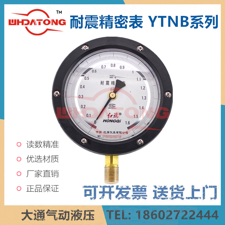 YTNB150-60MPA high precision vacuum gauge resistant earthquake resistant pressure meter 4 0 40MPA 25MPA