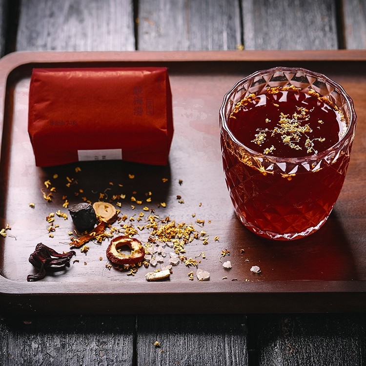 Wakaya Family Collection) Authentic sour plum soup raw materials pack homemade plum juice drink to relieve the heat 6 packs Buy 6 get 1 free