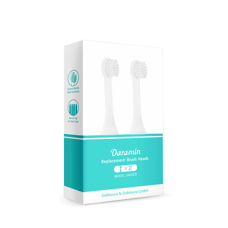 German Darromy Children's Electric Toothbrush Head Soft Hairbrush Replacement Brushed Head 2 Clothes Men And Women Universal