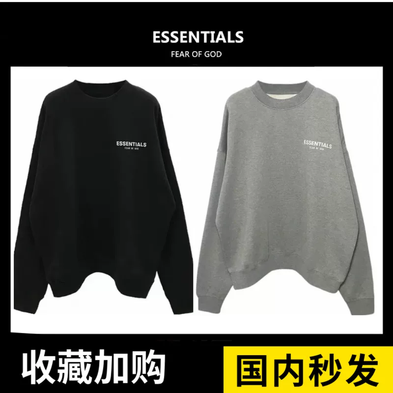 50% скидка] Американский модный бренд ESSENTIALS многострочная линия Оuyang Nana базовая буква круглый вырез толстый хлопковый ткань футболка