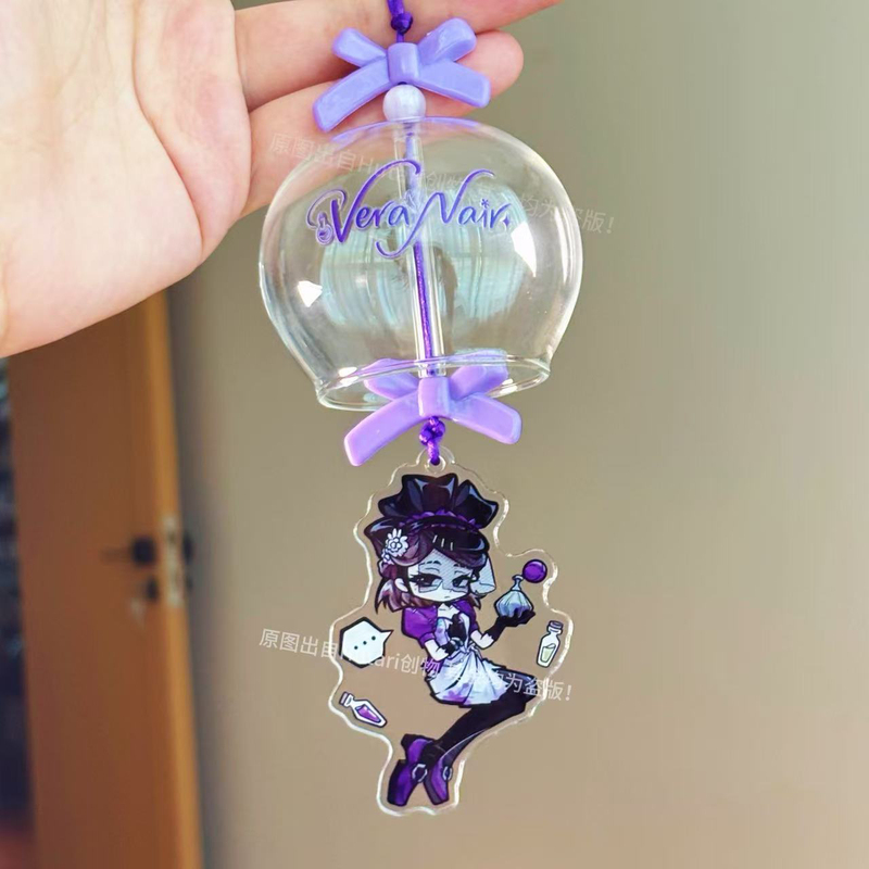 Identity V Fan-Made Wind Chime ins Transparent Glass Wind Chime Pendant DIY Graffiti Wind Chime Cute Atmosphere Bedroom Identity V Fan-Made Wind Chime ins Transparent Glass Wind Chime Pendant DIY Graffiti Wind Chime Cute Atmosphere Bedroom