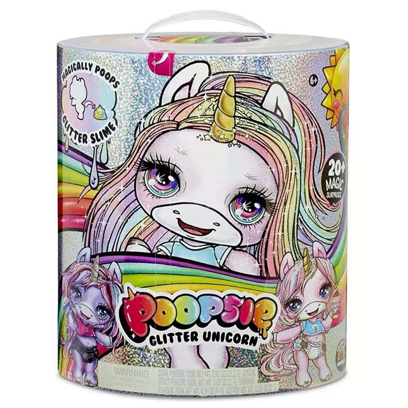 [Американская оригинальная Poopsie Slime кристальная грязь конфетти набор единорог рог]