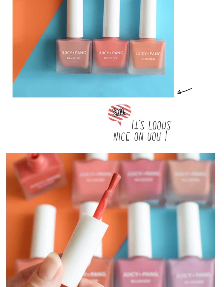 Missha bí ẩn vẫn APIEU Aopu lỏng má hồng Hàn Quốc đích thực trang điểm nude tự nhiên kéo dài khả năng sửa chữa màu sắc - Blush / Cochineal phấn hồng