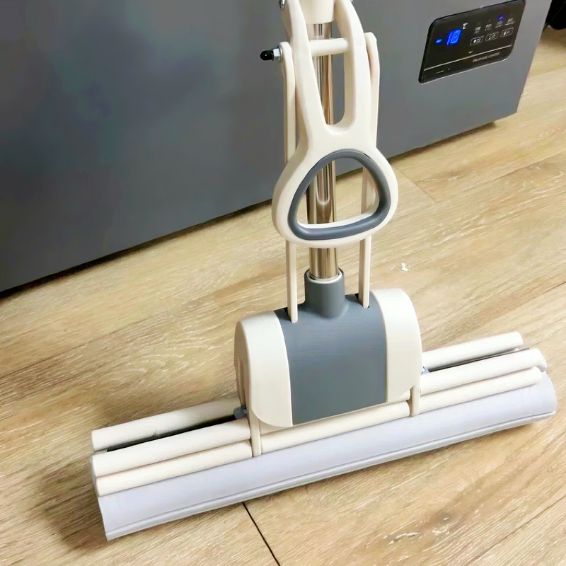 Mop Sponge Mop for Home Use, Roller Type, Water-Squeezing, Hands-Free Washing, Large Absorbent Sponge Mop, One-Sweep Clean Mop Sponge Mop for Home Use, Roller Type, Water-Squeezing, Hands-Free Washing, Large Absorbent Sponge Mop, One-Sweep Clean