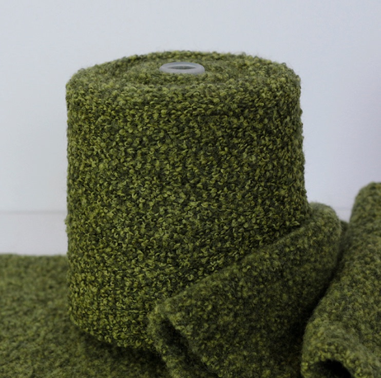 Upw Nodus+ Nodus 69% Rws Wool Two-Color Loop Yarn Upw Nodus+ Nodus 69% Rws Wool Two-Color Loop Yarn