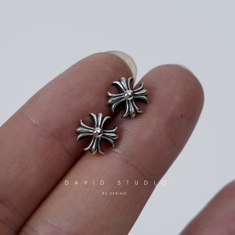 Серьги мужские и женские, серебро 925 пробы, европейский стиль