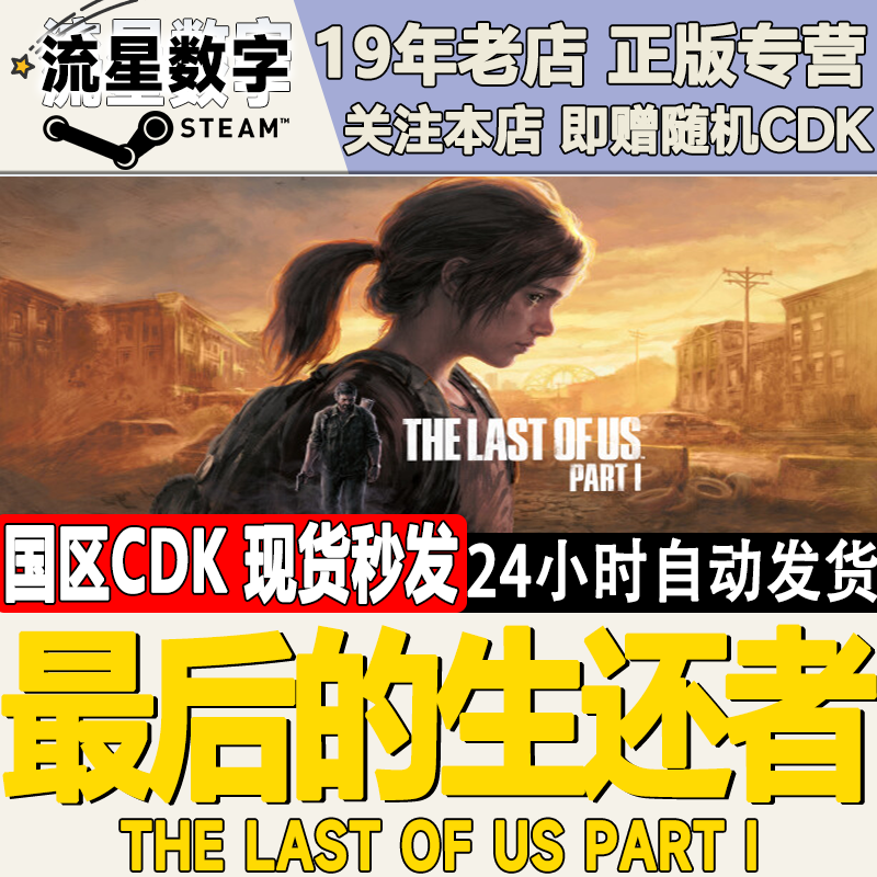 Steam Genuine Chinese Region Key the Last of Us Part I