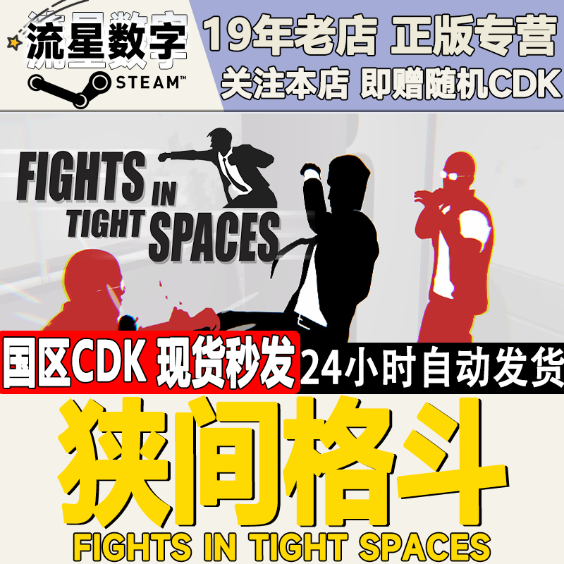 Steam Genuine Chinese Region Key Fights in Tight Spaces Activation Code in Stock