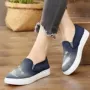 Giày vải Bắc Kinh cũ Giày nữ mùa thu denim vải canvas mùa hè Phụ nữ mang thai Giày đơn giản Giày đế bằng, giày lười một chân nữ giầy gucci nữ