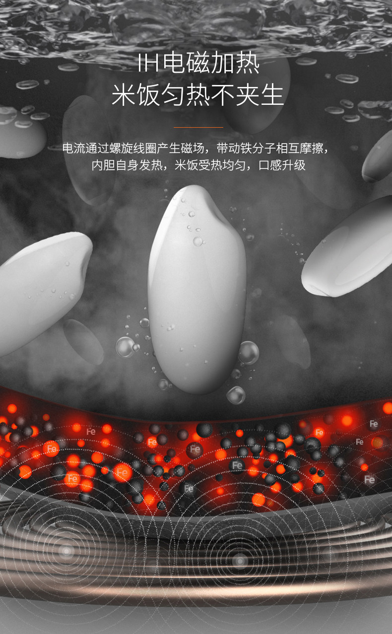 九阳&天猫精灵 智能IH电饭煲 3L 恒温增香 图3