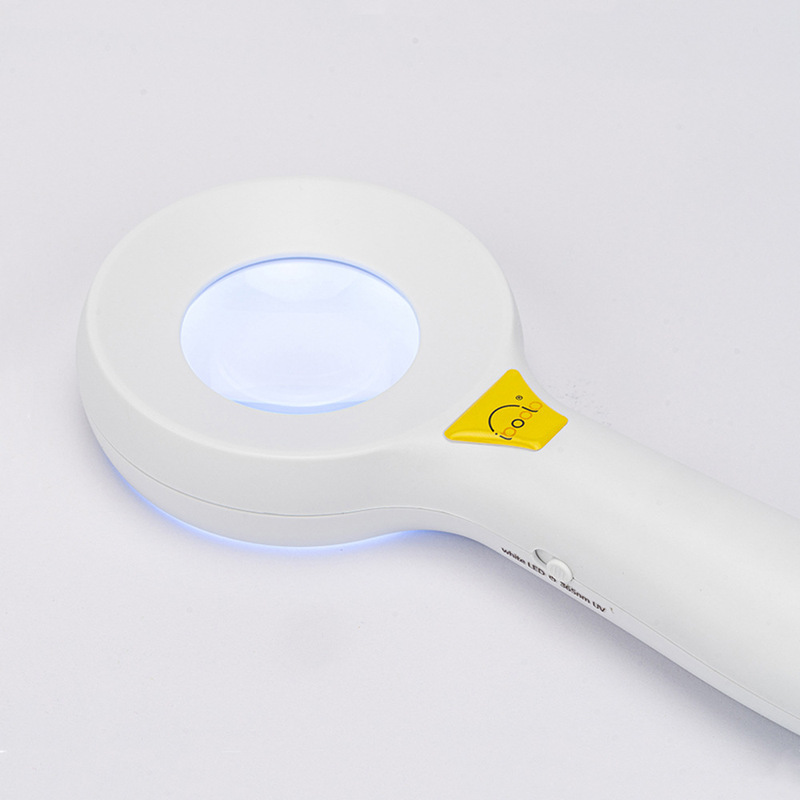 Iboolo De-215 Woods Lamp Skin Magnifying Glass Woods Lamp Handheld Ultraviolet Skin Mirror Cross-Border