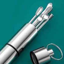 Dig ear and spoon to dig ear ear ear ear ear ear ear artifact for adult use ear tool set to clean stainless steel