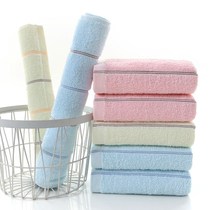 1 - 10 plain cotton towels soft absorbing adults with face washing and bathing large face towels back to gift