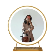 Mirror makeup mirror with lamp mirror mirror in mirror high definition bedroom desktop red desktop large dresser