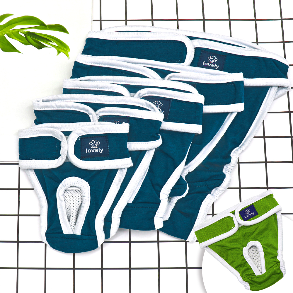 Pooch Physiology Pants Teddy Kinhair Male Dog Female Dog Menstrual Pants Aunt Sanitary Cotton Large Dog Pet Safety Pants