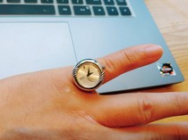 seiko exquisite electronic QUARTZ QUARTZ ring watch