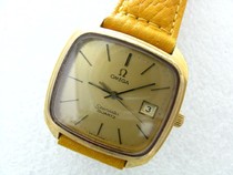 Rectangular package gold seahorse 1342 movement special tuning quartz watch