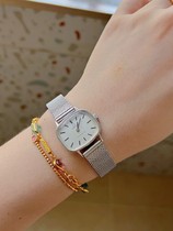 TV Geneva Geneve bag gold rectangular Euro-Mega manual retro-ancient woman watch 625