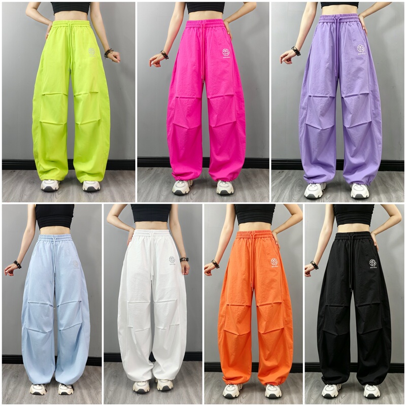 Xianruixue Genuine Silent Quick-Drying Pants, Thin Purple Long Pants for Men and Women, Dance Pants with Elastic Waist and Cuffed Legs 622 Xianruixue Genuine Silent Quick-Drying Pants, Thin Purple Long Pants for Men and Women, Dance Pants with Elastic Waist and Cuffed Legs 622